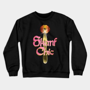 Skanf Chic - No Spin Throwing Knife Kiss - Pink Gold Crewneck Sweatshirt